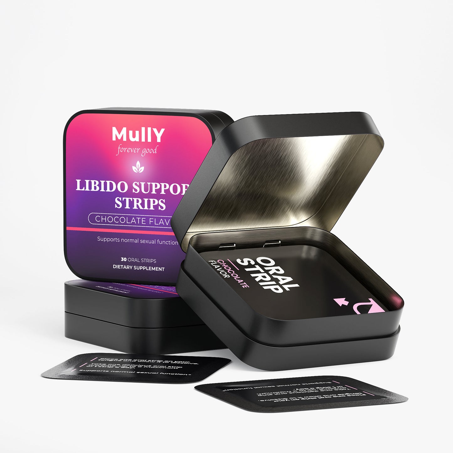 Libido Support Strips - Rich Chocolate Flavor