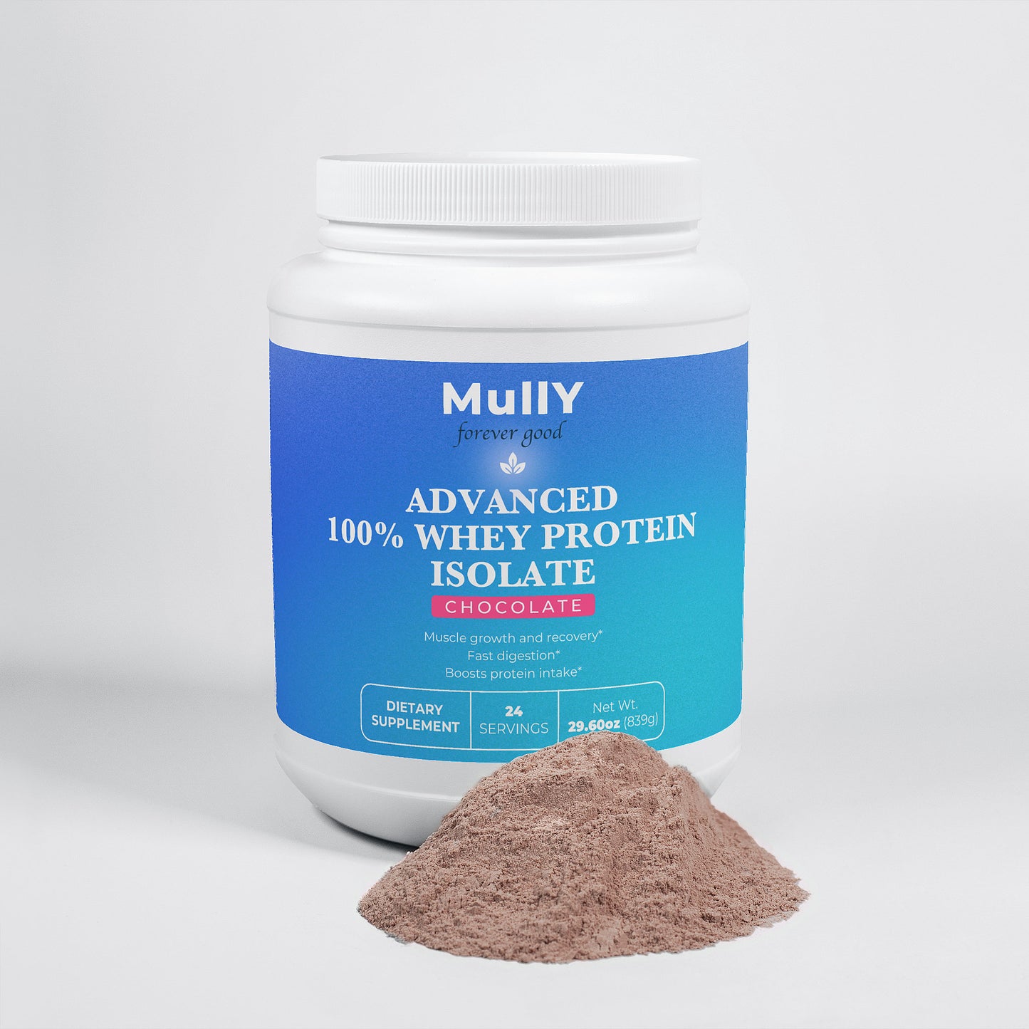 Advanced 100% Whey Protein Isolate - Decadent Chocolate Flavor