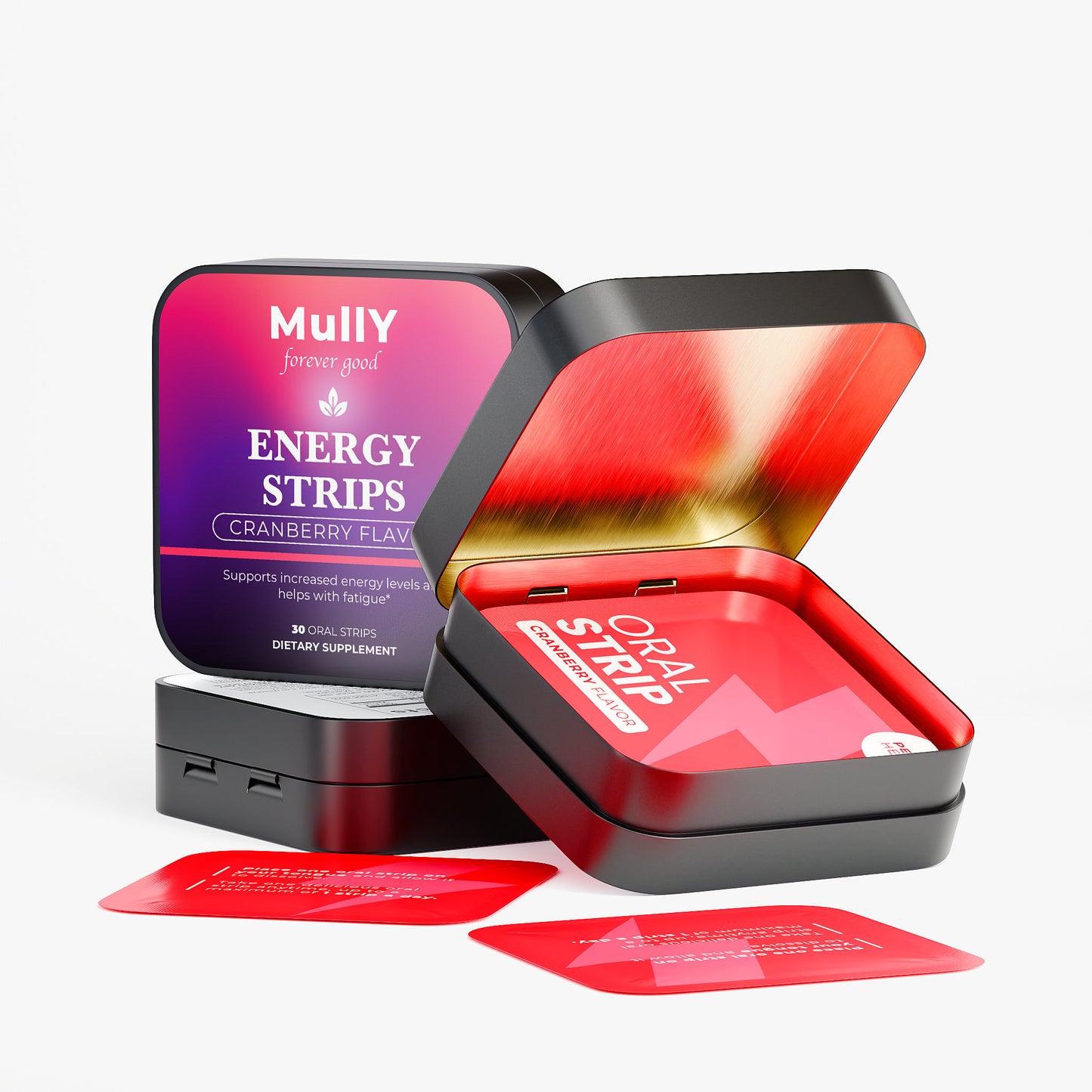 Energy Strips - Delicious Cranberry Flavor