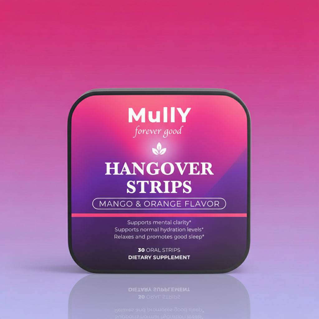 Hangover Strips with gradient background